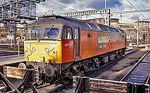 47 774 Poste Restante in Rail Express Systems livery at Kings Cross in 1998