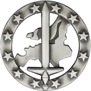 Cap badge of Eurocorps.