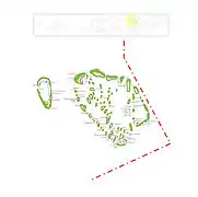 Map of the Baa atoll. The north is on the right.