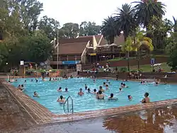The main swimming pool at Badplaas