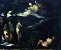 Paul Cézanne, c. 1870, Bathers, oil on canvas, 33 x 40&nbsp;cm, Private collection