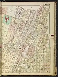 Victoria Park and part of Lafayette Square, 1921