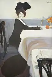 Dinner; 1902, oil on canvas, 150 × 100 cm, Russian Museum.