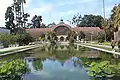 Botanical Building with its reflecting pool