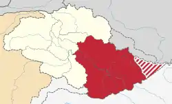 Map of Baltistan Division