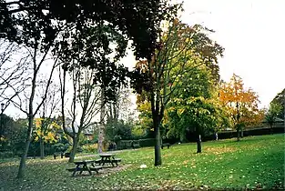 Peoples' park, Banbury, in 2001.
