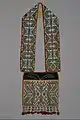 Loom-beaded bandolier bag attributed to Winnebago people, ca. 1880s, collection of the Metropolitan Museum of Art