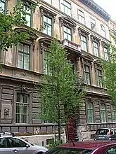 The Bánffy apartment building (bérház) (Károlyi Berg, 1871), Reviczky utca 7. Built for Count György Bánffy.