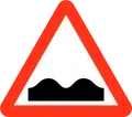 Uneven road