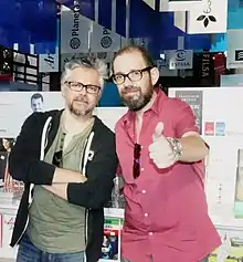 With Jorge Baradit at the FILSA 2017