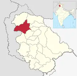 Baramulla district in Jammu and Kashmir, India