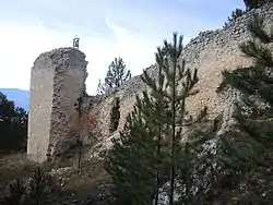 View of the Castle of Barisciano.