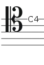 Baritone clef