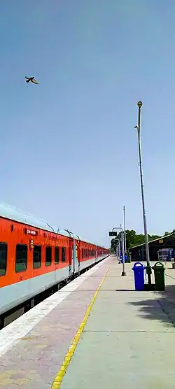 Barmer railway station in Barmer, Rajasthan