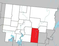 Location within Abitibi RCM.