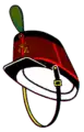 The Barretina (shako), famous symbol of the Colégio Militar