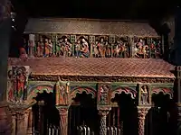 Tomb of the Holy Brothers Martyrs in the basilica of San Vicente (Ávila).