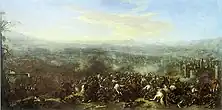 Oil painting of the Battle of Nordlingen