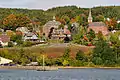 Bayfield, Wisconsin seen from the harbor