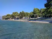 Coastal beach-bar restaurant in the region of Panagopoula