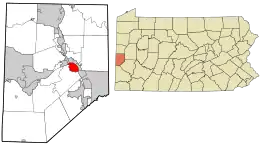 Location in Beaver County and the U.S. state of Pennsylvania.