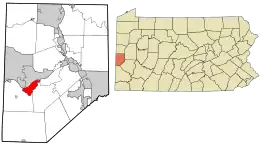 Location in Beaver County and the U.S. state of Pennsylvania.