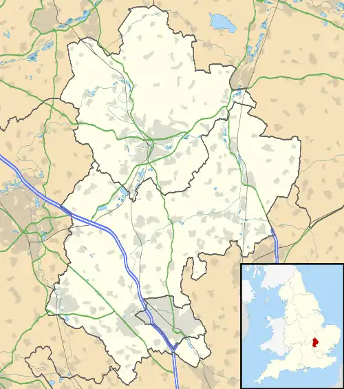 RAF Podington is located in Bedfordshire