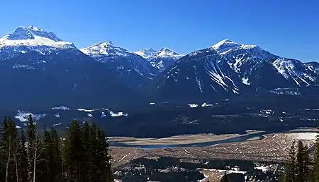 Left to right: Mts. Begbie, Tilley, English, Macpherson
