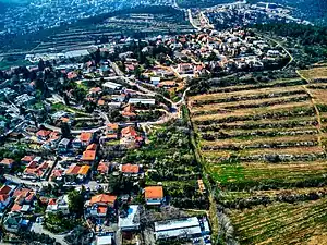 The lower, southern, part of Beit Nekofa