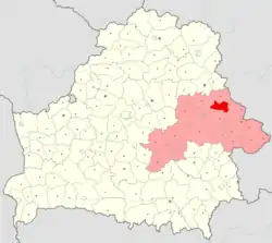 Location of Drybin District