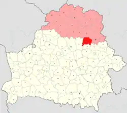Location of Talachyn District