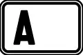 F23b: Number of a motorway
