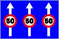 F91: Speed limit on certain lanes