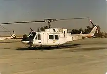 CH-135 Twin Huey 135102 serving with the Multinational Force and Observers Sinai, Egypt, 1989.