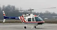Bell 206 training helicopter