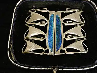 Belt buckle by Archibald Knox for Liberty Department Store