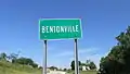 Bentonville community sign.