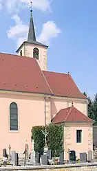 The church in Berentzwiller