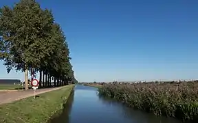 Bergerden, de Linge bij het Verlaten Land Pad