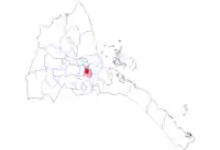 Berikh district in Berikh Subregion