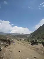 Police checkpoint at Besal