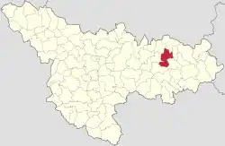 Location in Timiș County