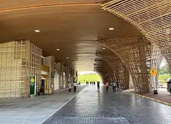 The airport's terminal