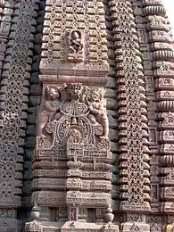 Kirthimukha at Mukteshvara Temple in Bhubaneshwar, Odisha (India)