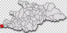 Location in Maramureș County