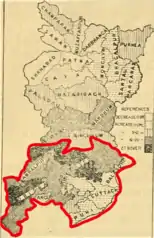 Map of Amalgamated Orissa with Bihar before 1936