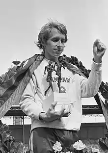 Bill Rodgers, Olympic runner known for formerly holding the record in the marathon and for four victories in both the Boston Marathon and New York Marathon