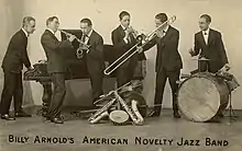 Billy Arnold's band, probably in England around 1920