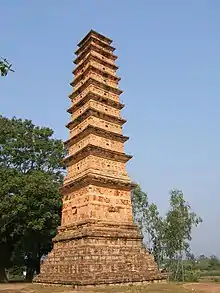 Bình Sơn stupa, Vĩnh Phúc, built around the year 1200.