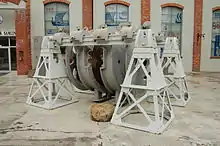 Birkeland–Eyde furnace exhibited in Notodden